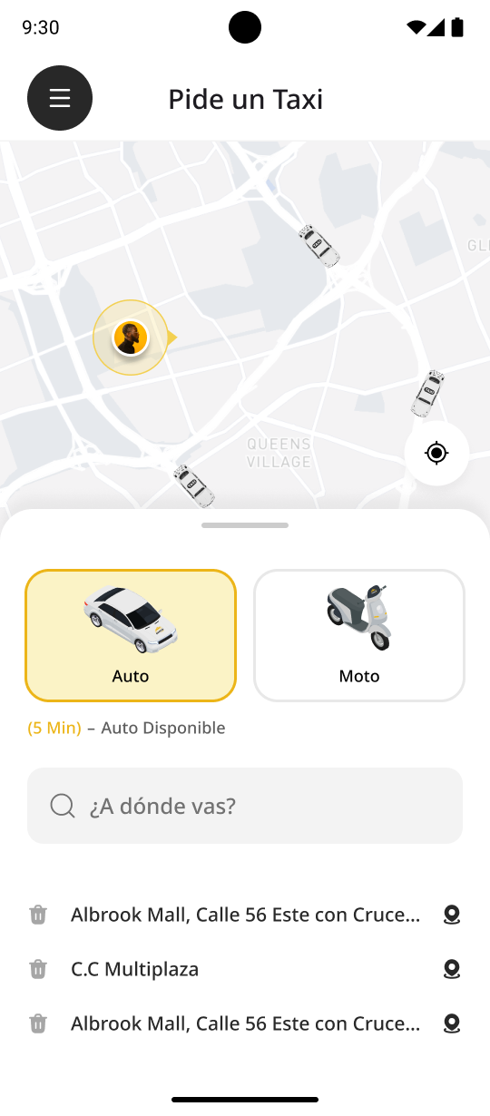 Conrra app — Pantalla de bienvenida